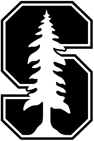 Block S in Black on a dark background