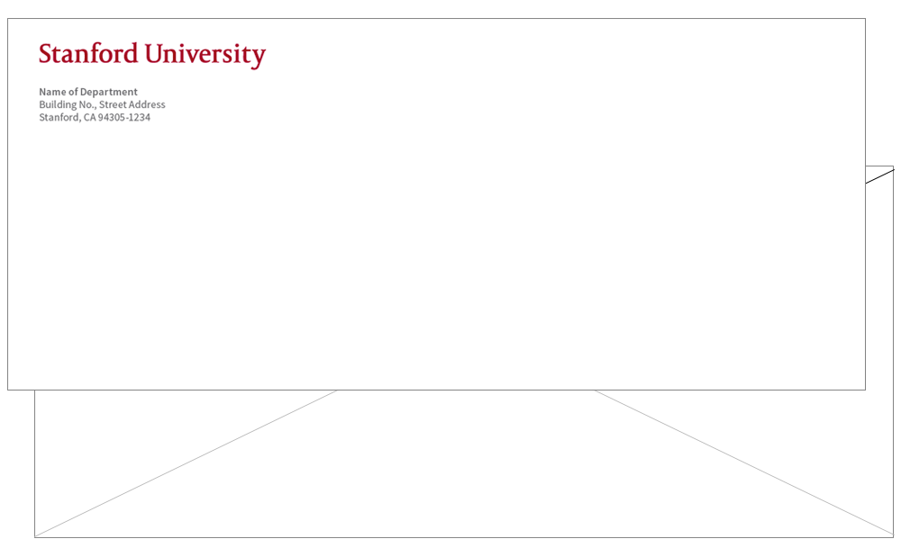 University signature envelope