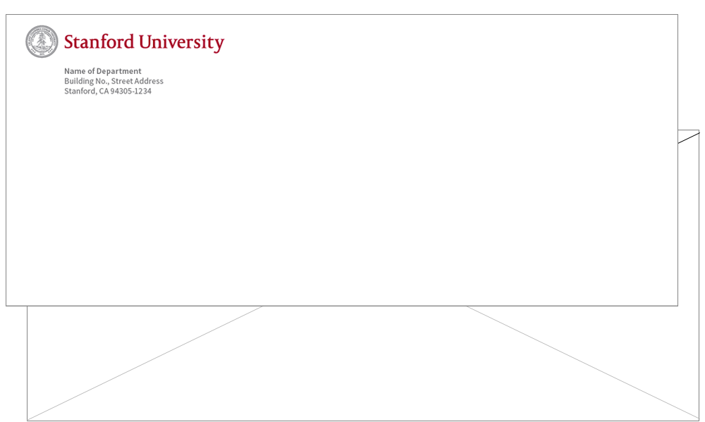 University signature with seal envelope