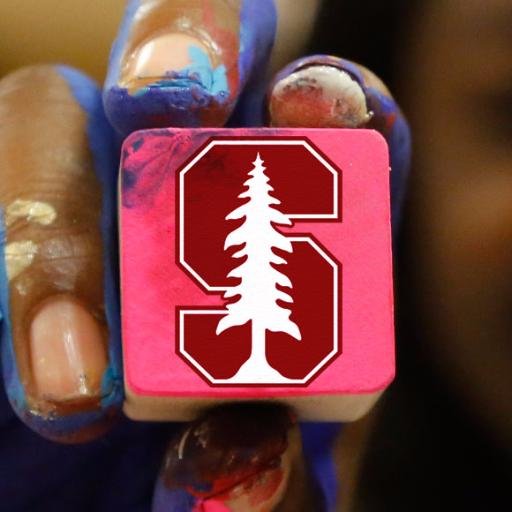 Social media profile template with the block S over an image