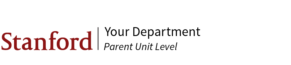 Unit Signature on one line with the parent unit