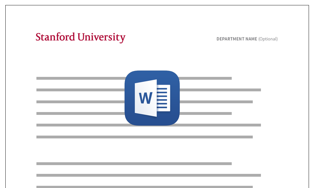 Stationery with the Stanford Signature