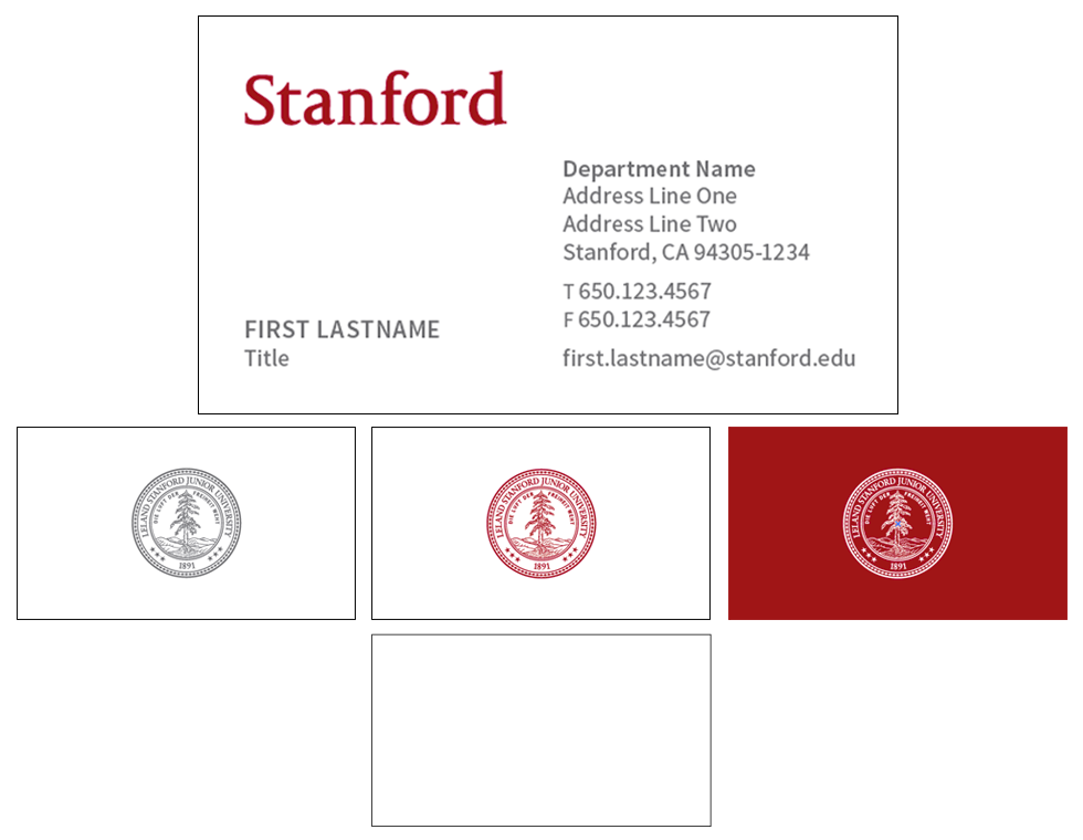 Wordmark business cards